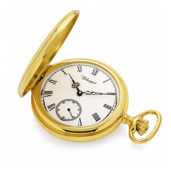 Gents 49mm 18ct. Solid Gold Swiss Made Pocket Watch - image 2 Gents 49mm 18ct. Solid Gold Swiss Made Pocket Watch