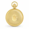 Gents 49mm Gold Plated Skeleton Mechanical Pocket Watch