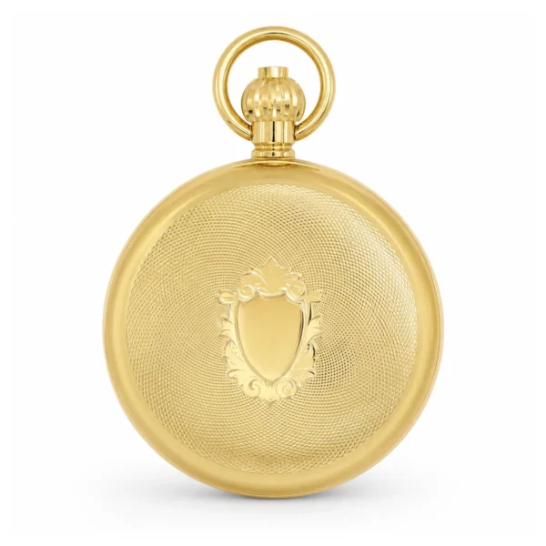 Gents 49mm Gold Plated Skeleton Mechanical Pocket Watch - image 1 Gents 49mm Gold Plated Skeleton Mechanical Pocket Watch