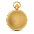 Gents 49mm Gold Plated Skeleton Mechanical Pocket Watch