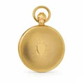 Gents 49mm Gold Plated Skeleton Mechanical Pocket Watch