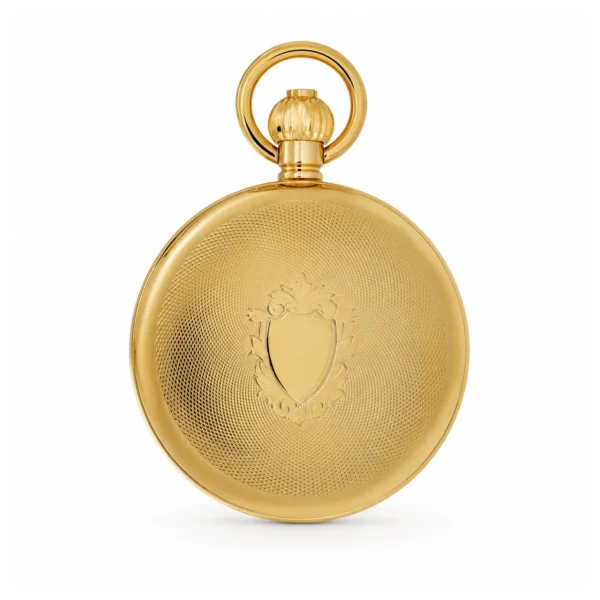 Gents 49mm Gold Plated Skeleton Mechanical Pocket Watch - image 1 Gents 49mm Gold Plated Skeleton Mechanical Pocket Watch
