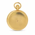 Gents 49mm Gold Plated Skeleton Mechanical Pocket Watch