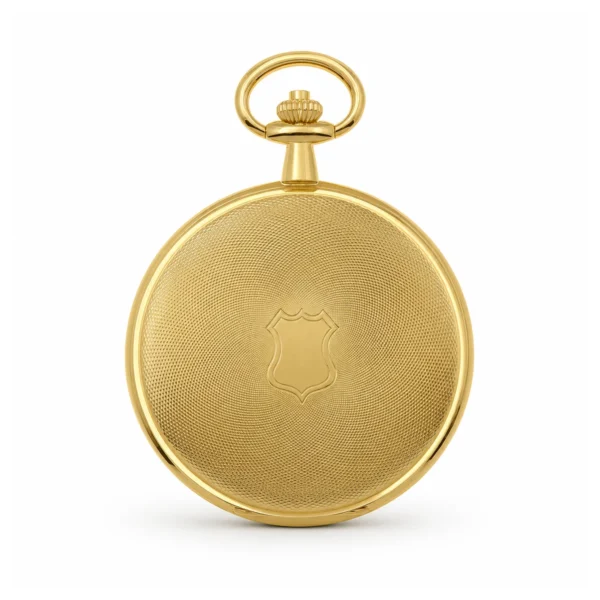 Gents 50mm Gold Plated Swiss Quartz Pocket Watch - image 1 Gents 50mm Gold Plated Swiss Quartz Pocket Watch