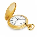 Gents 50mm Gold Plated Swiss Quartz Pocket Watch