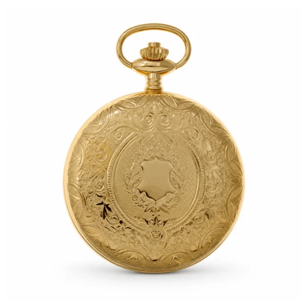 Gents 51mm Gold Plated Swiss Made Mechanical Pocket Watch - image 1 Gents 51mm Gold Plated Swiss Made Mechanical Pocket Watch