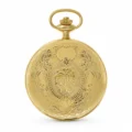 Gents 51mm Gold Plated Swiss Made Mechanical Pocket Watch