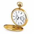 Gents 51mm Gold Plated Swiss Made Mechanical Pocket Watch