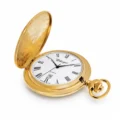 Vintage Antique 41mm Gold Plated Horse Swiss Quartz Pocket Watch