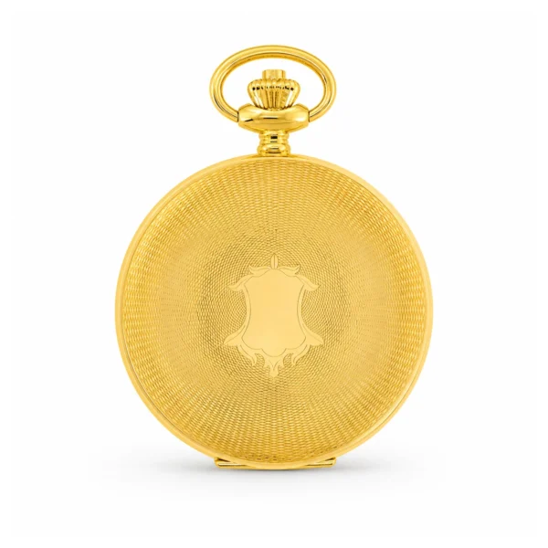 Gents 42mm 18ct Solid Gold Skeleton Mechanical "Wesley" Pocket Watch – image 1 Gents 42mm 18ct Solid Gold Skeleton Mechanical "Wesley" Pocket Watch