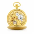 Gents 42mm 18ct Solid Gold Skeleton Mechanical "Wesley" Pocket Watch