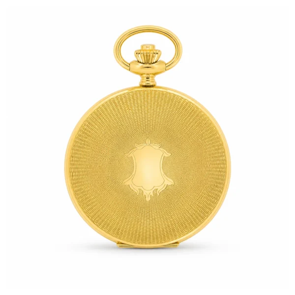 Gents 42mm 18ct Solid Gold Hand Engraved Skeleton Mechanical "Wesley" Pocket Watch – image 1 Gents 42mm 18ct Solid Gold Hand Engraved Skeleton Mechanical "Wesley" Pocket Watch