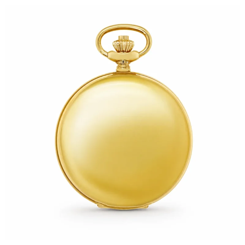 Gents 42mm Solid Gold Skeleton Mechanical "Taylor" Pocket Watch