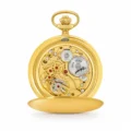 Gents 42mm Solid Gold Skeleton Mechanical "Taylor" Pocket Watch