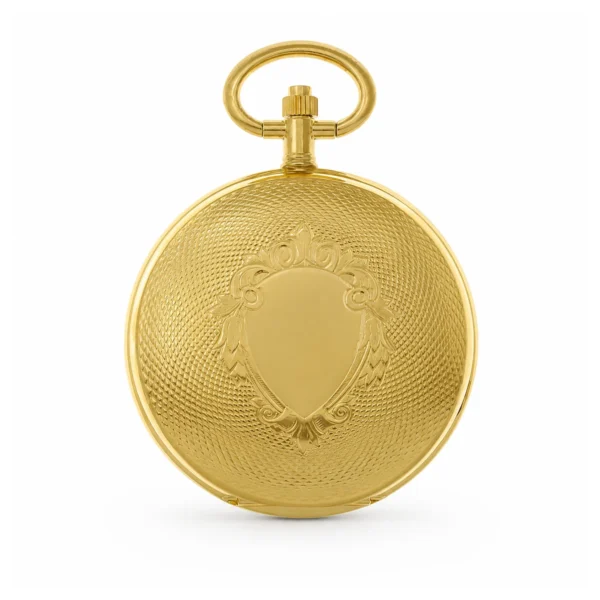 Gents 40mm Rhodium Plated "Silas" Swiss Quartz Pocket Watch - image 1 Gents 40mm Rhodium Plated "Silas" Swiss Quartz Pocket Watch