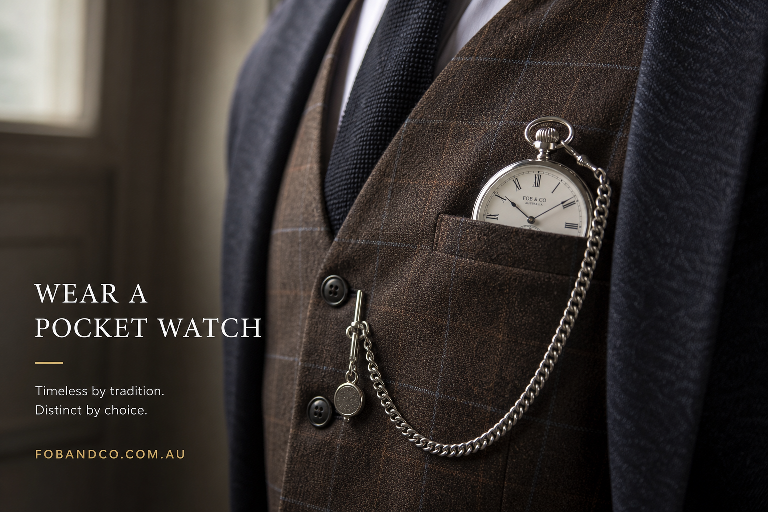 How to Wear a Pocket Watch With a Suit or Waistcoat